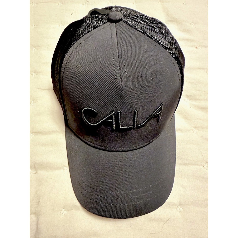 Unisex Calia Black Adjustable Baseball Cap‎